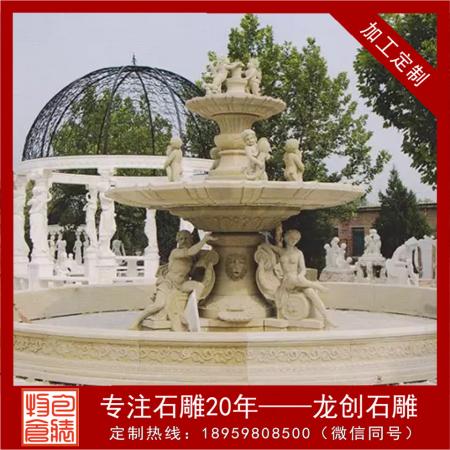 福建石雕噴泉哪里好 廣場(chǎng)石雕噴泉廠家